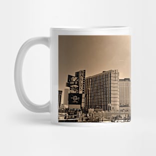 Eiffel Tower Paris and Bally's Hotel Las Vegas America Mug